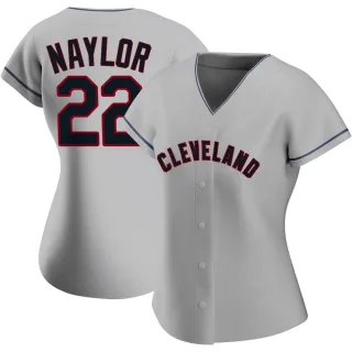Women's Authentic Gray Josh Naylor Cleveland Guardians Road Jersey