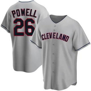 Youth Replica Gray Boog Powell Cleveland Guardians Road Jersey