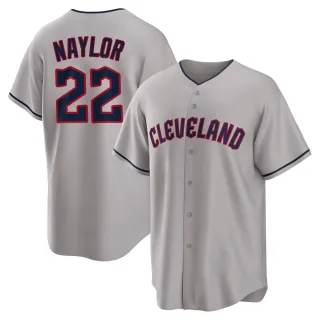 Youth Replica Gray Josh Naylor Cleveland Guardians Road Jersey