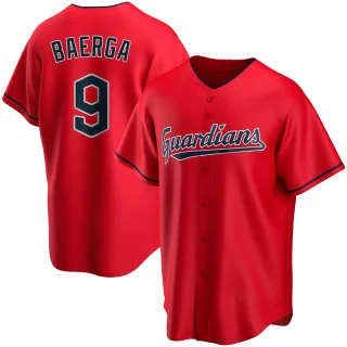 Youth Replica Red Carlos Baerga Cleveland Guardians Alternate Jersey