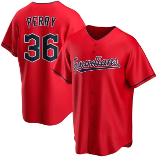 Youth Replica Red Gaylord Perry Cleveland Guardians Alternate Jersey