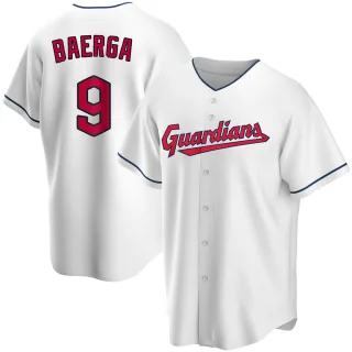 Youth Replica White Carlos Baerga Cleveland Guardians Home Jersey